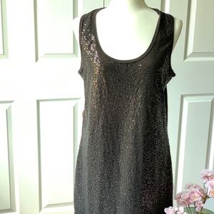 Sequin Dress, Black, (size 14/16)
